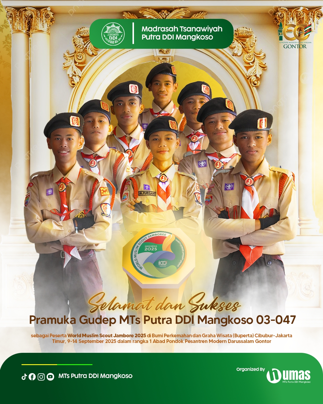 Peserta World Muslim Scout Jamboree 2025